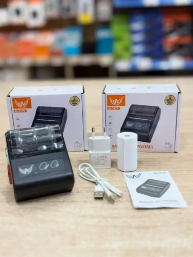 Impressora Térmica Portatil de Mão Usb e Bluetooth 58mm - Entregamos em toda manaus