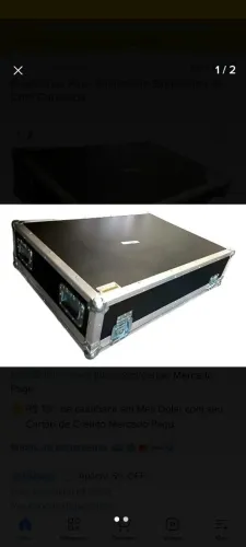 Case para soundcraft expression 3 digital com cablebox 