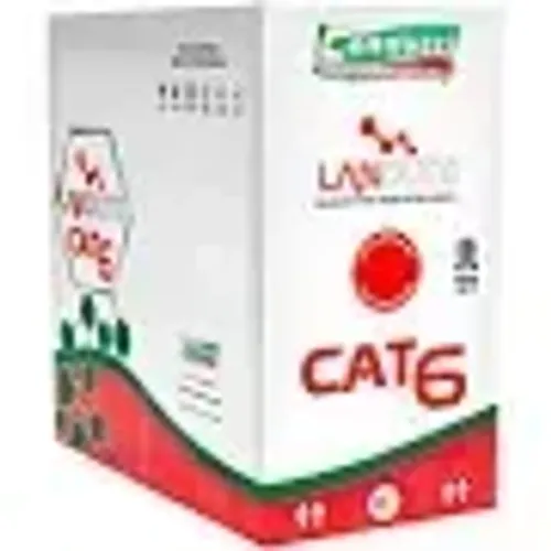 Cabo Landutti U-UTP Cat 6 Fabricado com condutores 100% COBRE, isolados com polietileno e