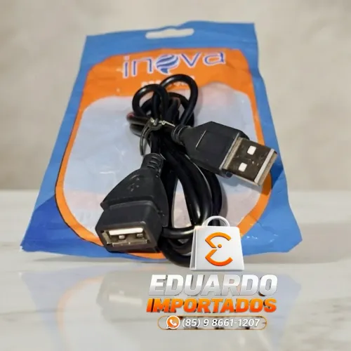 Cabo Extensor USB macho x USB fêmea 