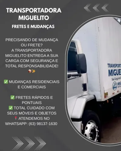 Fretes e mudanças para todo estado
