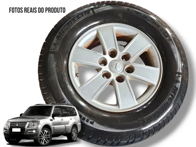Roda Com Pneu Pajero Full 2008 A 2017 265/65 Ar017 Michelin