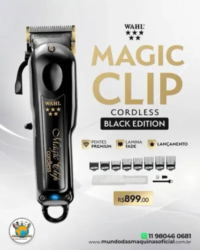 Máquina de corte mágic clip black da Wal