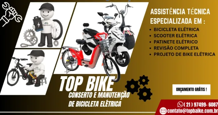 Conserto e Manutenção de Bicicleta e Scooter Elétrica