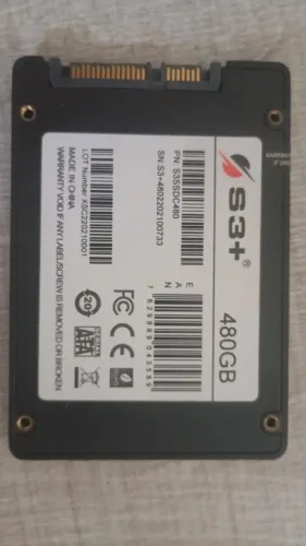 SSD 480gb com a saude perfeita.
