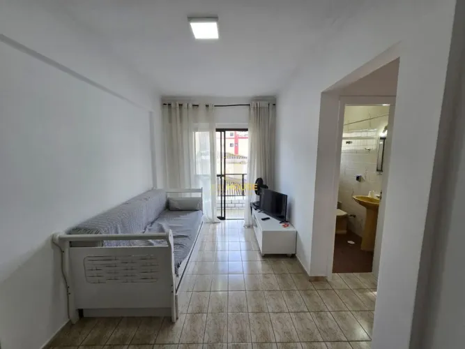 Oportunidade Canto do Forte, Apartamento 1 dormitorio com vista mar