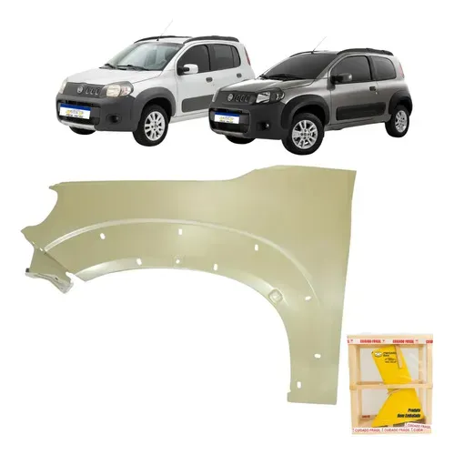 Paralama Fiat Uno Evo Way 2011 2012 A 2014 Novo Le