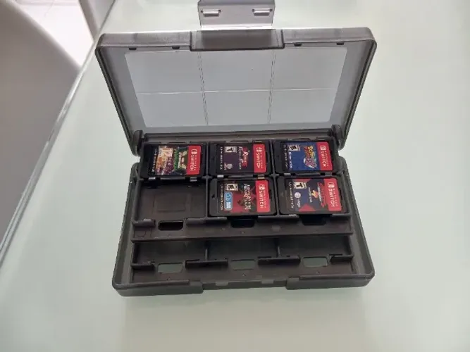 Case de jogos Nintendo Switch 1 e 2
