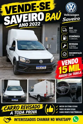 Volkswagen Saveiro Robust 1.6 Total Flex 8V 2022