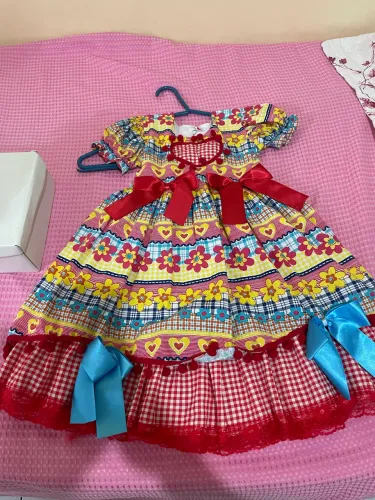 Vestido de São João para menina 3 anos