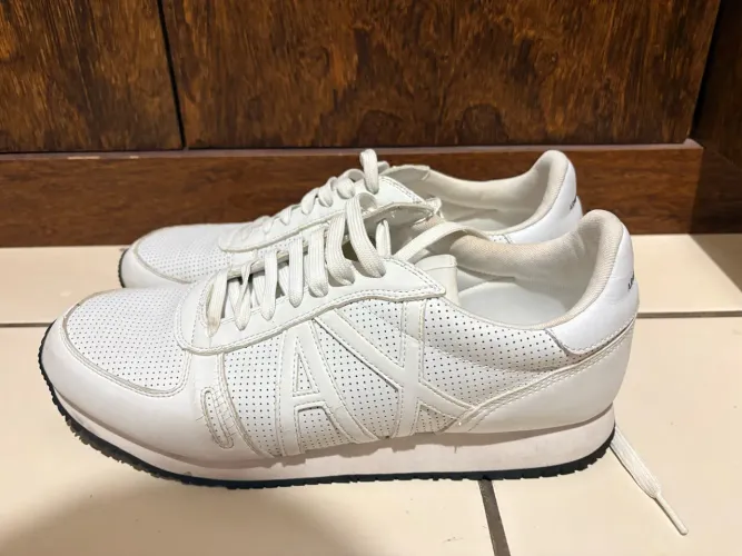 Tênis Casual Armani Exchange (AX) Branco - Tamanho 43