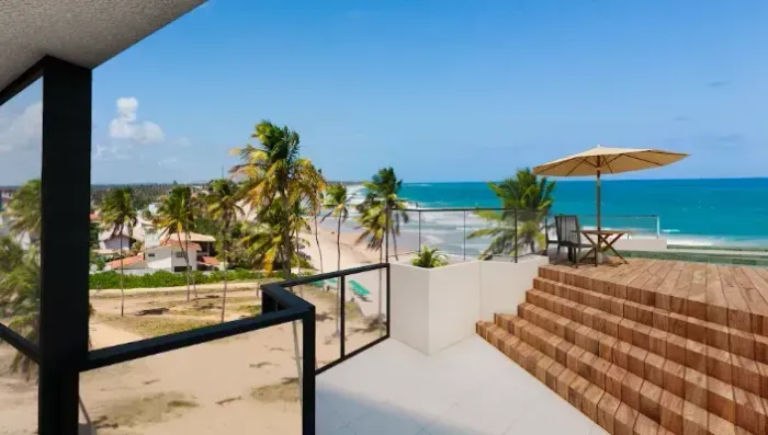 Villa Porto | Studio Beira-Mar em Porto de Galinhas |36m² com Varanda