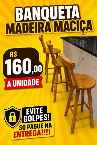 Banqueta madeira ?