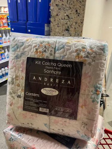 Kit colcha peças Queen Andreza