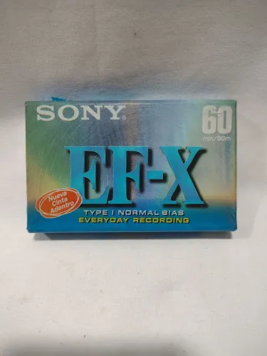 Fita K7 Sony EF-X Lacrada 60min