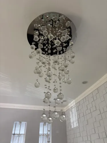 Lustre Cristal com led Longo