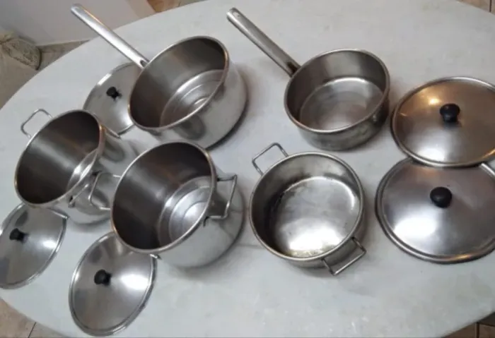 Conjunto de Panelas Fracalanza inox aço inoxidável