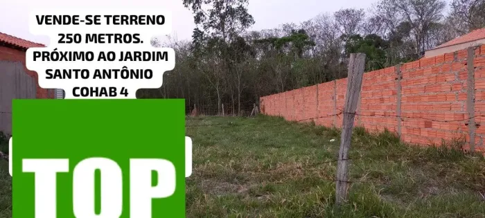 Terreno 250 metros quadrados perto da coab 4