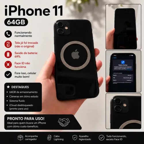 iphone 11 64gb preto