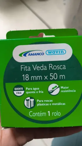 4 fitas veda rosca Amanco
