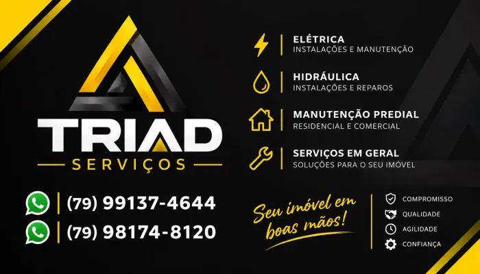 Elétrica, Hidráulica e limpeza em um só lugar.