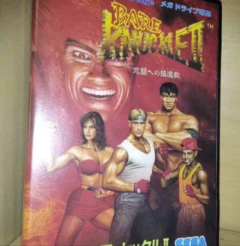 Street of Rage Mega Drive japonês.