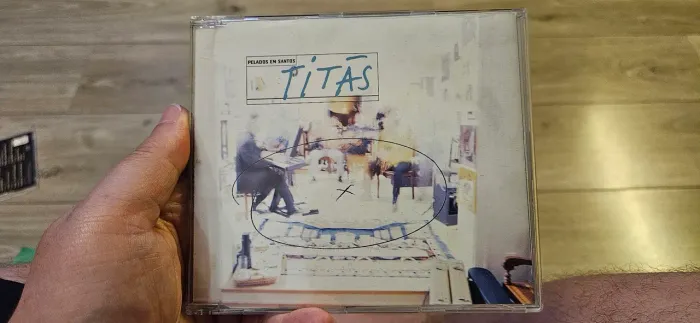 CD Single Titãs - Pelados em Santos Promocional 