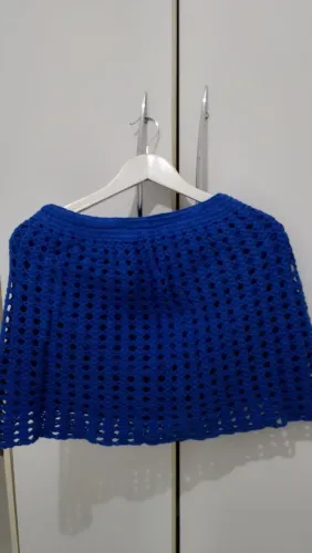 Saia de crochê