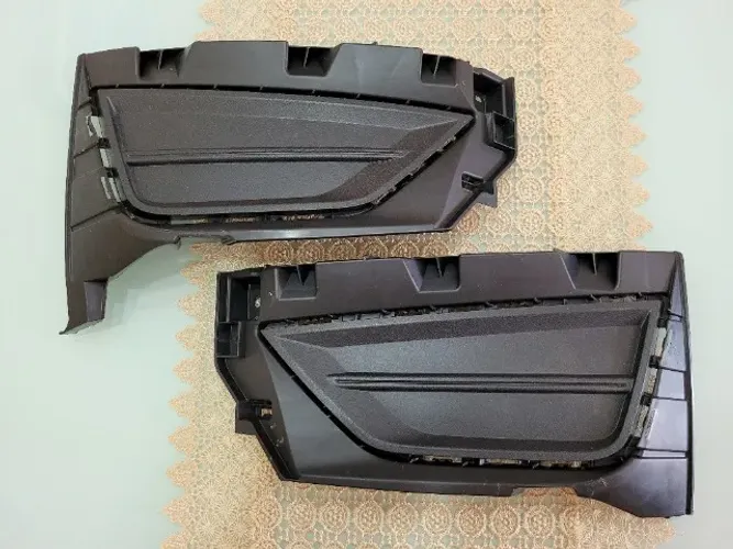 Grade Moldura Farol Neblina Novo Polo Virtus Original VW Estado de Zero!