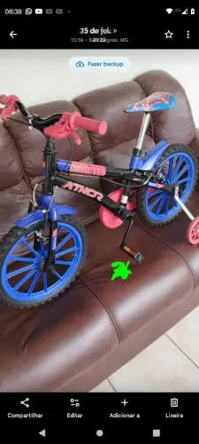 Bicicleta infantil aro 16.