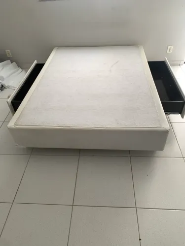 Base de cama box casal com 2 gavetas