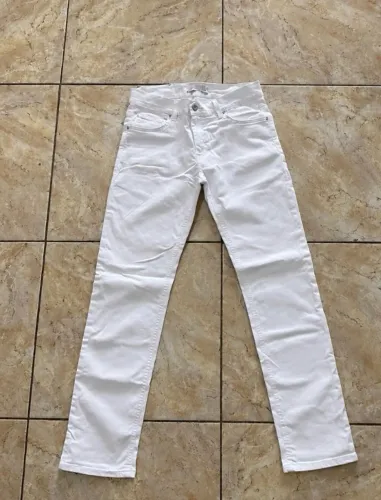 Calça Jeans Branca South & Co. Reta