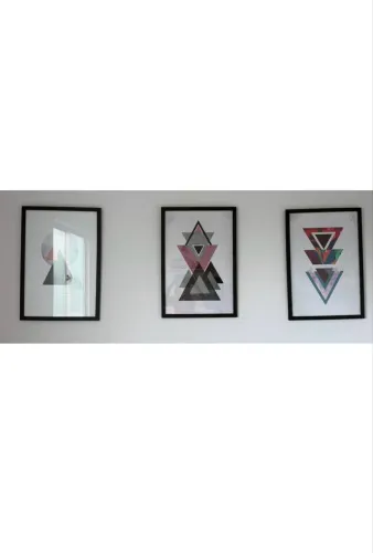 Jogo de quadros com vidro - 60X40 