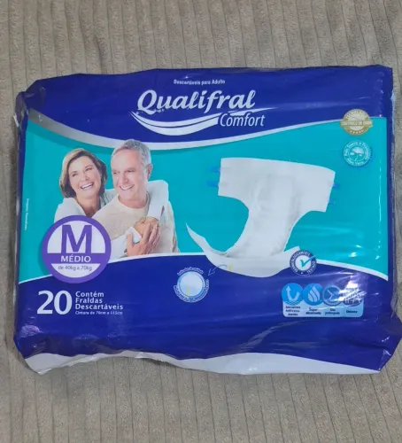 FRALDAS GERIATRAS TAMANHO M PARA ADULTOS PESO 40 a 70kg