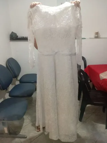 Vestido de noiva completo