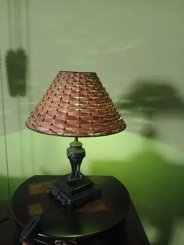 Abajur vintage bronze
