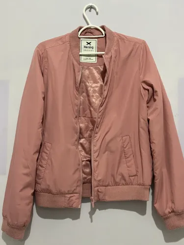 Jaqueta Bomber Hering Rosa P