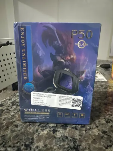 Fone de Ouvido Bluetooth Sem Fio Gamer TWS P50 5.4.