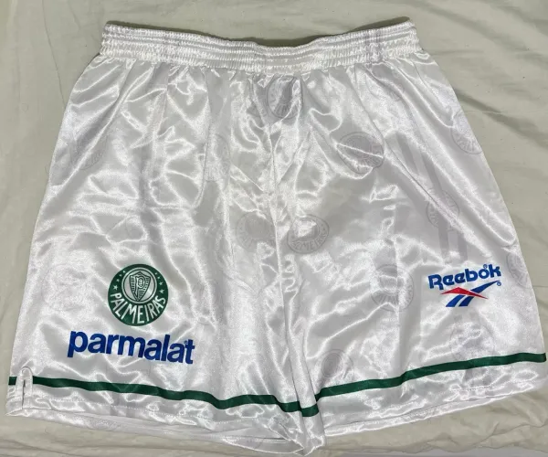 Short Palmeiras Parmalat Reebok Tamanho G Futebol Calção