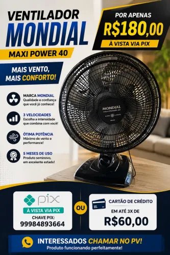 Ventilador Mondial