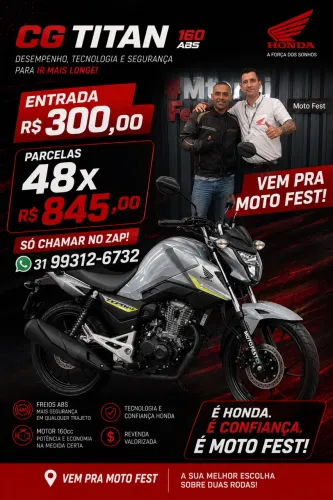 TITAN 160, FAN 160 ,START 160, TODOS OS MODELOS HONDA