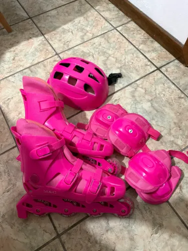 Patins Roller Rosa