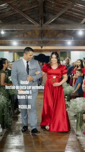 Vestido de Festa Vermelho