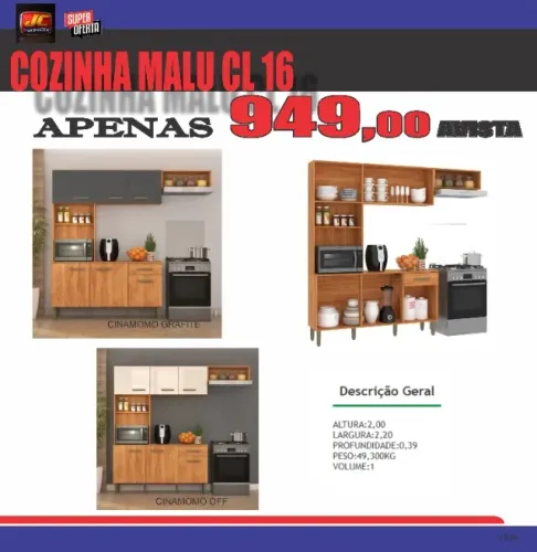 COZINHA COMPLETA MALU 16