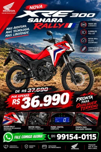 Nova XRE 300 Sahara rally 33400-000