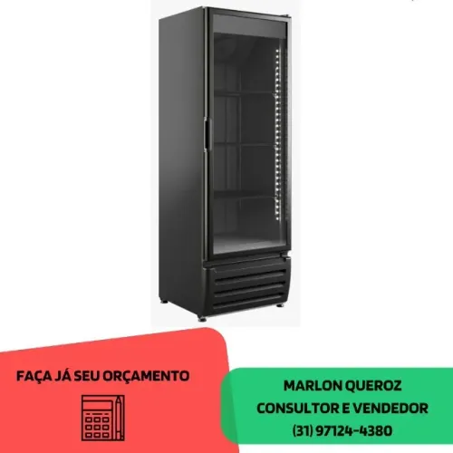 Cervejeira 500 litros Porta de Vidro Braslar