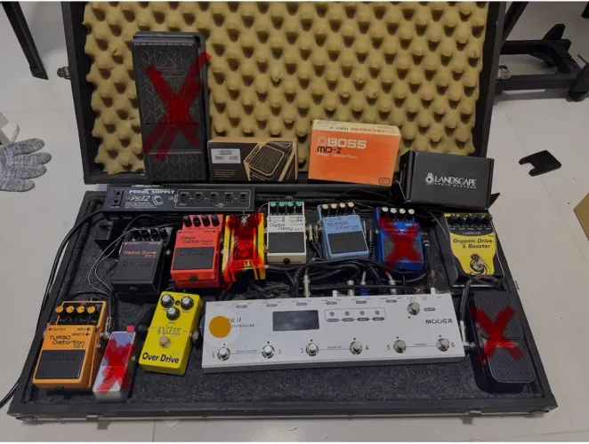 Pedais de Guitarra Boss e outros