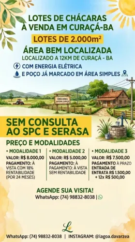 Vendo lotes sem consulta ao SPC e Serasa .