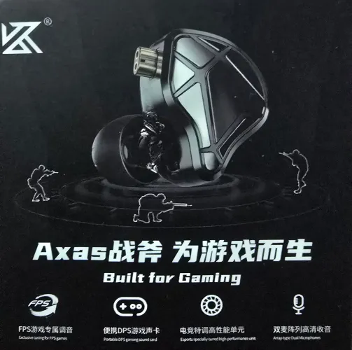 KZ AXAS Gaming - IEM para FPS - Estado de Novo