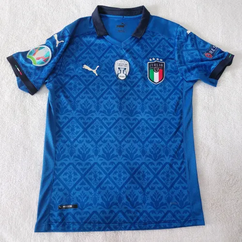 camisa seleção itália puma azul m